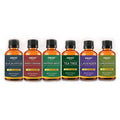7-Piece: Ultrasonic Cool Mist Wood-Look Aroma Diffuser with Essential Oils by DailySale