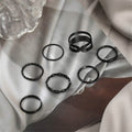 7-Piece: Women's Gold Knuckle Ring Set by DailySale