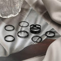7-Piece: Women's Gold Knuckle Ring Set by DailySale