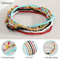 7-Pieces Set: Women's Hand Beaded African Anklet by DailySale