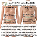 7-Pieces: Women Waist Bead Chain Belly Chain Beach Jewelry by DailySale