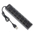 7 Port USB 2.0 Hub by DailySale