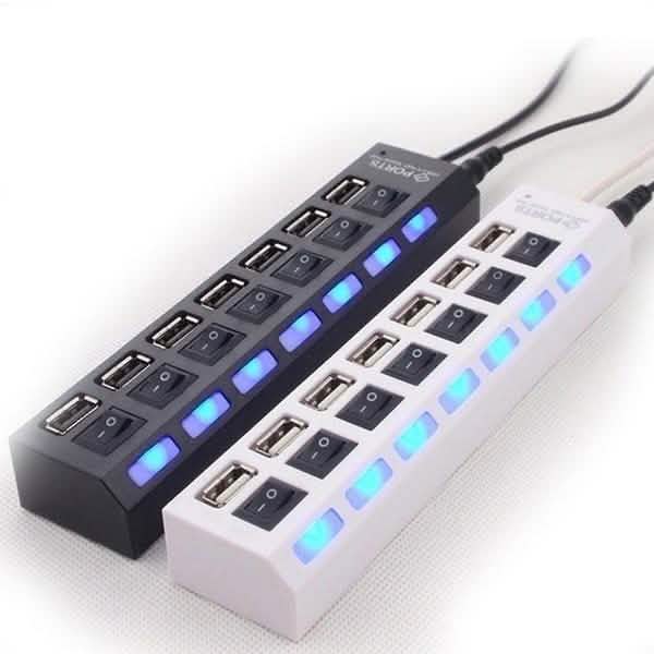 7 Port USB 2.0 Hub by DailySale
