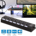 7 Port USB 2.0 Hub High Speed Multiport by DailySale