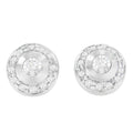 14K White Gold 1/3 cttw Round Cut Diamond Earrings (H-I, SI2-I1) by Bids.com