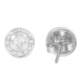 14K White Gold 1/3 cttw Round Cut Diamond Earrings (H-I, SI2-I1) by Bids.com