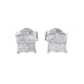 10k White Gold Diamond Stud Earrings (0.60 cttw, I-J Color, I2-I3 Clarity) by Bids.com