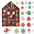 70-Pieces Set: Christmas Tree Decorations Christmas Ball by DailySale