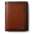 Mens RFID Wallet - Extra Capacity Leather Trifold 7 slot with ID Window by ID Stronghold