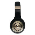 Morpheus 360 SERENITY Stereo Wireless Headphones with Microphone, 3 ft Cord, Black/Gold