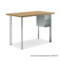 HON Coze Table Legs, 5.75w x 28h, Silver, 4/Pack