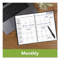 AT-A-GLANCE DayMinder Monthly Planner, Ruled Blocks, 12 x 8, Black Cover, 14-Month (Dec to Jan): 2022 to 2024