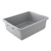 Rubbermaid Bus/Utility Box, 17.3" x 7" x 21.5", Gray, 100/Carton