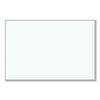 U Brands Melamine Dry Erase Board, 72 x 48, White Surface, Silver Frame