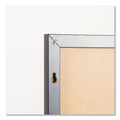 U Brands Magnetic Dry Erase Board with MDF Frame, 24 x 18, White Surface, Black Frame