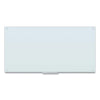 U Brands Glass Dry Erase Board, 72 x 36, White Surface