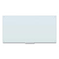 U Brands Glass Dry Erase Board, 72 x 36, White Surface