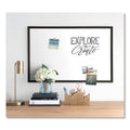 U Brands Magnetic Dry Erase Board with MDF Frame, 36 x 24, White Surface, Black Frame