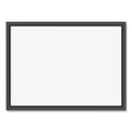 U Brands Magnetic Dry Erase Board with MDF Frame, 24 x 18, White Surface, Black Frame