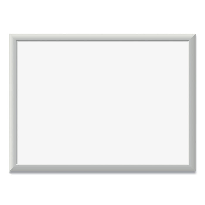 U Brands Magnetic Dry Erase Board with Aluminum Frame, 24 x 18, White Surface, Silver Frame