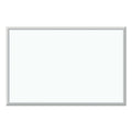 U Brands Melamine Dry Erase Board, 36 x 24, White Surface, Silver Frame