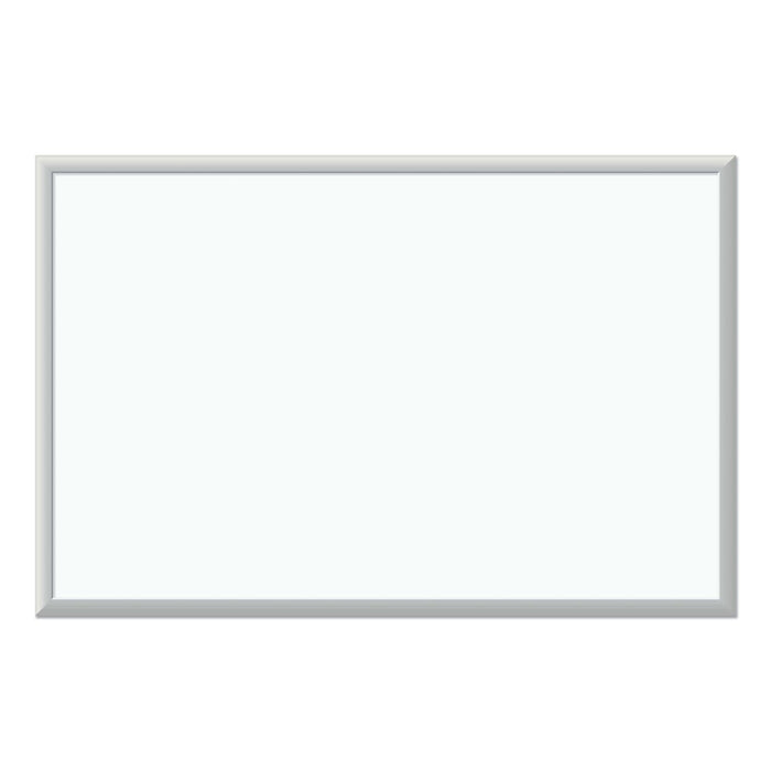 U Brands Melamine Dry Erase Board, 36 x 24, White Surface, Silver Frame