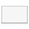 U Brands Magnetic Dry Erase Board with Aluminum Frame, 36 x 24, White Surface, Silver Frame
