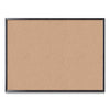 U Brands Cork Bulletin Board, 48 x 36, Natural Surface, Black Frame
