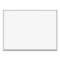 U Brands Magnetic Dry Erase Board with Aluminum Frame, 48 x 36, White Surface, Silver Frame