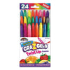 Cra-Z-Art Scented Cra-Z-Gels Twistup Crayons, Assorted Colors, 24/Pack