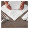 Hoffmaster Airlaid Flat Pack Napkins, 1 Ply, 15.5 x 15.5, White, 1,000/Carton