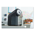 X-ACTO Model 1675 TeacherPro Classroom Electric Pencil Sharpener, AC-Powered, 4 x 7.5 x 8, Black/Silver/Smoke