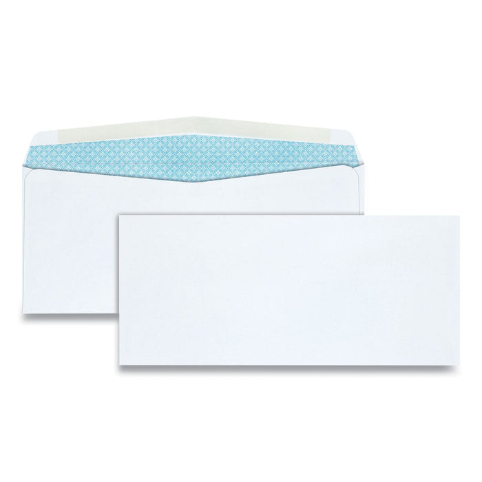 Quality Park Security Tint Business Envelope, #10, Commercial Flap, Gummed Closure, 4.13 x 9.5, White, 500/Box