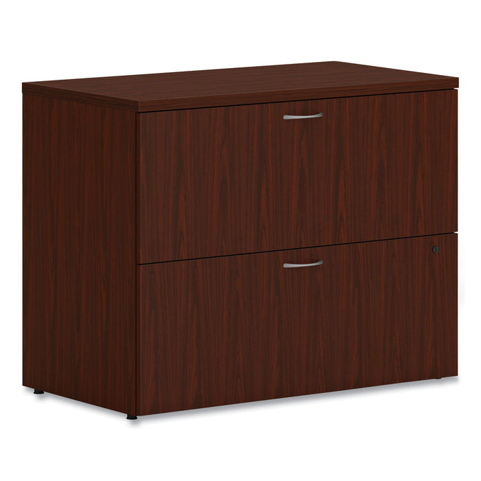 HON Mod Lateral File, 2 Legal/Letter-Size File Drawers, Traditional Mahogany, 36" x 20" x 29"