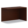 HON Mod Return Shell, Right, 48w x 24d x 29h, Traditional Mahogany