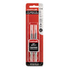uniball Refill for Gel 207 IMPACT RT Roller Ball Pens, Bold Conical Tip, Black Ink, 2/Pack