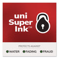 uniball Refill for Gel 207 IMPACT RT Roller Ball Pens, Bold Conical Tip, Black Ink, 2/Pack