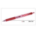 uniball Signo Gel Pen, Retractable, Medium 0.7 mm, Red Ink, Red/Metallic Accents Barrel, Dozen