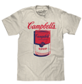 Retro Campbell's Soup Can T-Shirt - Oatmeal Heather by Tee Luv