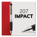 uniball Refill for Gel 207 IMPACT RT Roller Ball Pens, Bold Conical Tip, Black Ink, 2/Pack