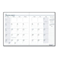 House of Doolittle Recycled Ruled 14-Month Planner with Stitched Leatherette Cover, 11 x 8.5, Black Cover, 14-Month (Dec to Jan): 2022 to 2024