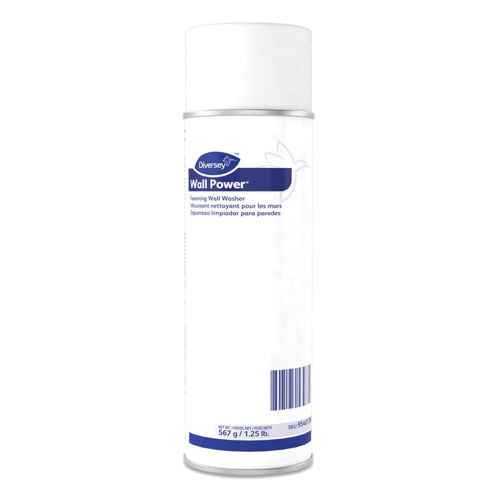 Diversey Wall Power Foaming Wall Washer, 20 oz Can, 12/Carton