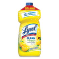 LYSOL Clean and Fresh Multi-Surface Cleaner, Sparkling Lemon and Sunflower Essence, 48 oz Bottle, 9/Carton