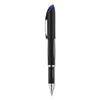 uniball Jetstream Stick Ballpoint Pen, Bold 1 mm, Blue Ink, Black Barrel