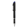 uniball Jetstream Stick Ballpoint Pen, Bold 1 mm, Blue Ink, Black Barrel