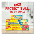 Glad ClingWrap Plastic Wrap, 200 Square Foot Roll, Clear
