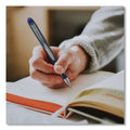 uniball Jetstream Stick Ballpoint Pen, Bold 1 mm, Blue Ink, Black Barrel