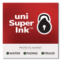 uniball Jetstream Stick Ballpoint Pen, Bold 1 mm, Blue Ink, Black Barrel