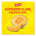 Glad ClingWrap Plastic Wrap, 200 Square Foot Roll, Clear, 12 Rolls/Carton