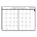 House of Doolittle 24/7 Recycled Daily Appointment Book/Monthly Planner, 10 x 7, Black Cover, 12-Month (Jan to Dec): 2023